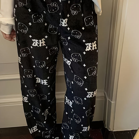 hello kitty black pjs