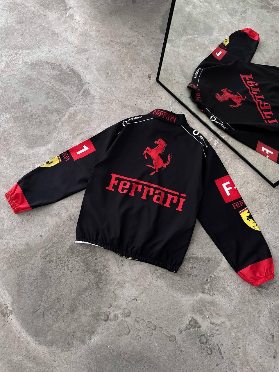 ferrari black jacket