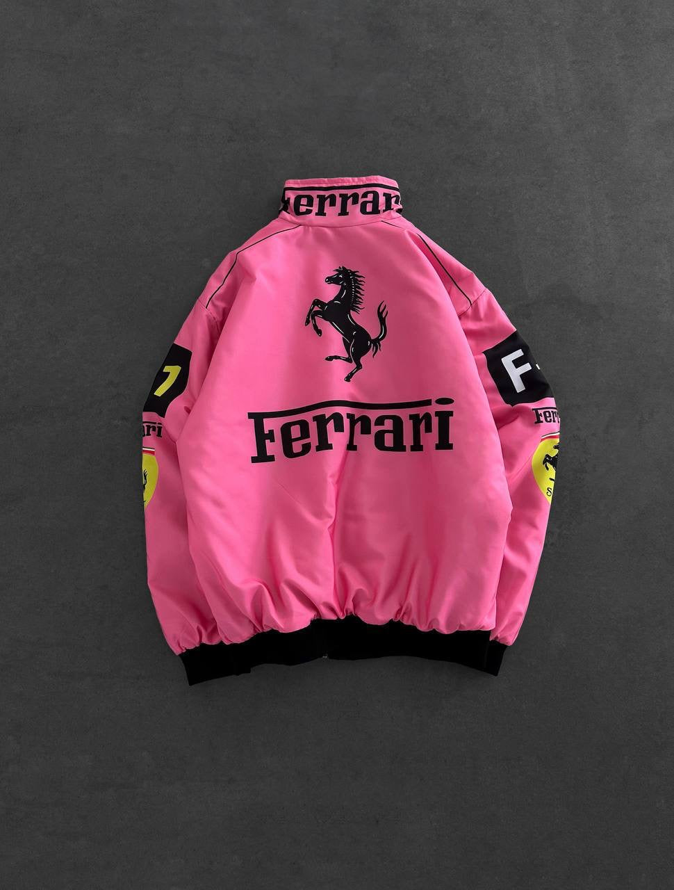 pink ferrari jacket