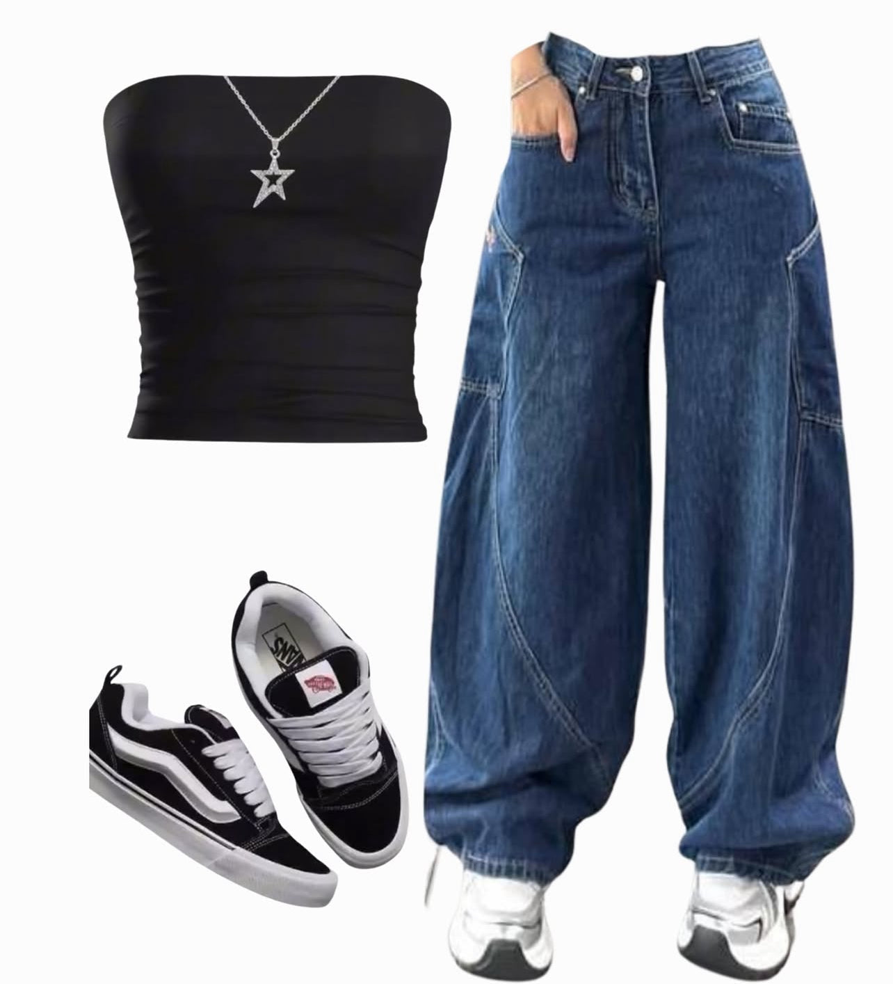 cargo baggy jeans