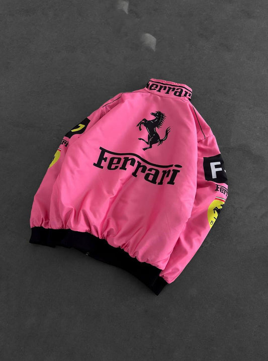 pink ferrari jacket