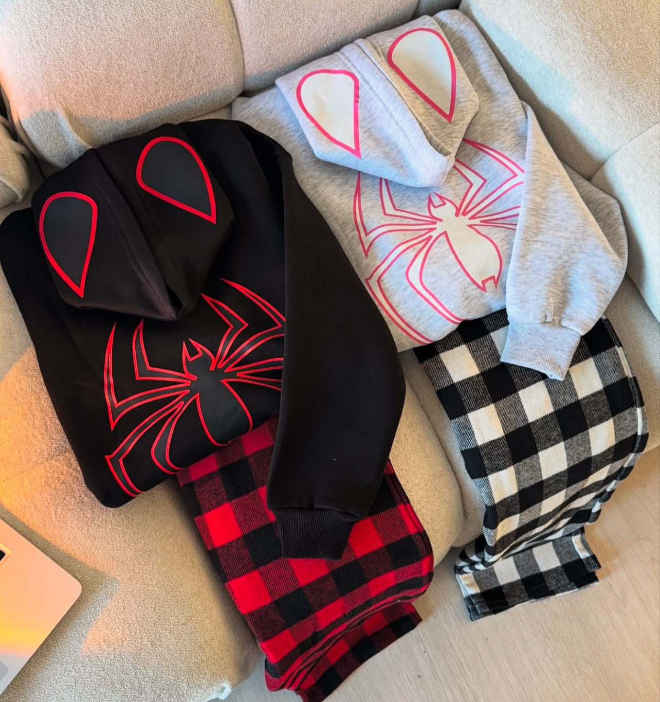 1 set spiderman hoodie