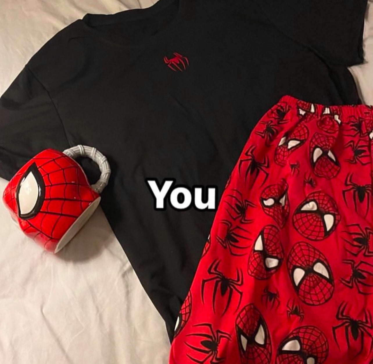 boy spiderman pj set
