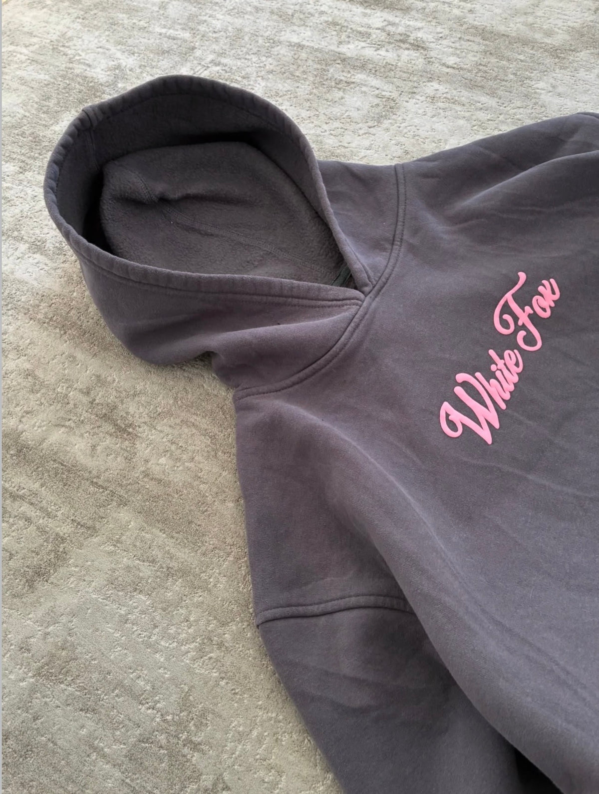 white fox hoodie