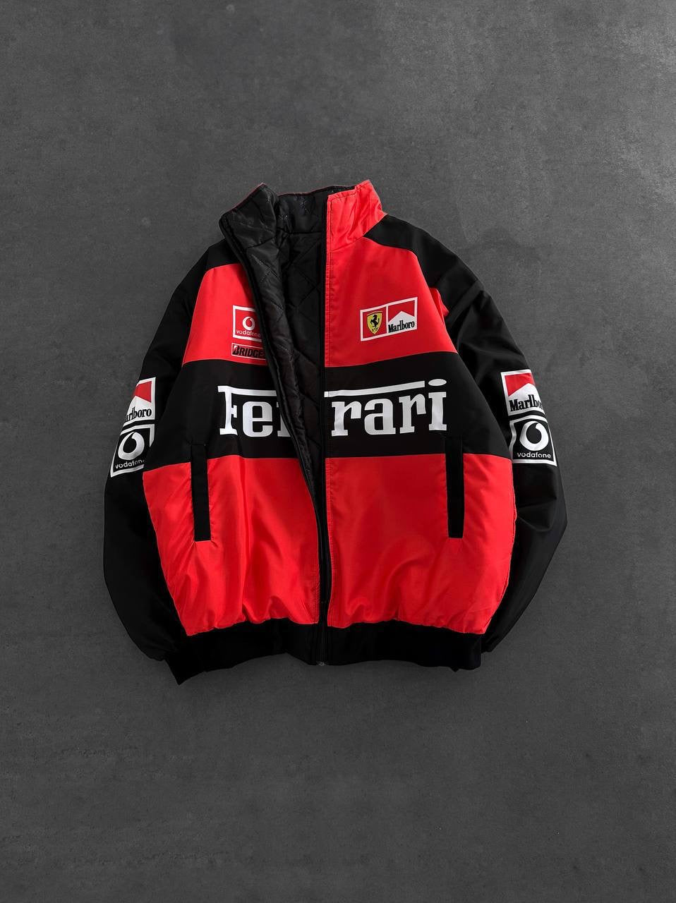 red ferrari jacket