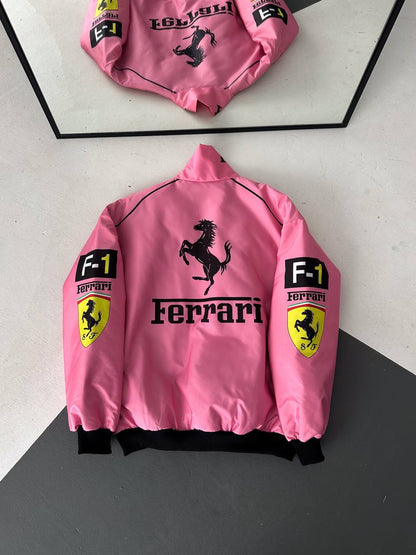 pink ferrari jacket