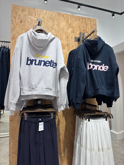 life is better blonde/ brunette