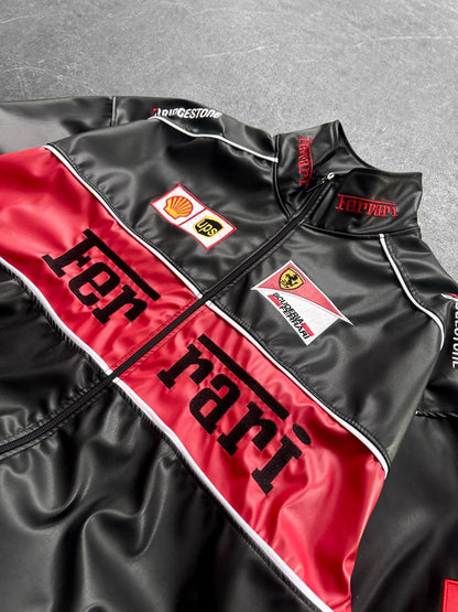 leather ferrari jacket