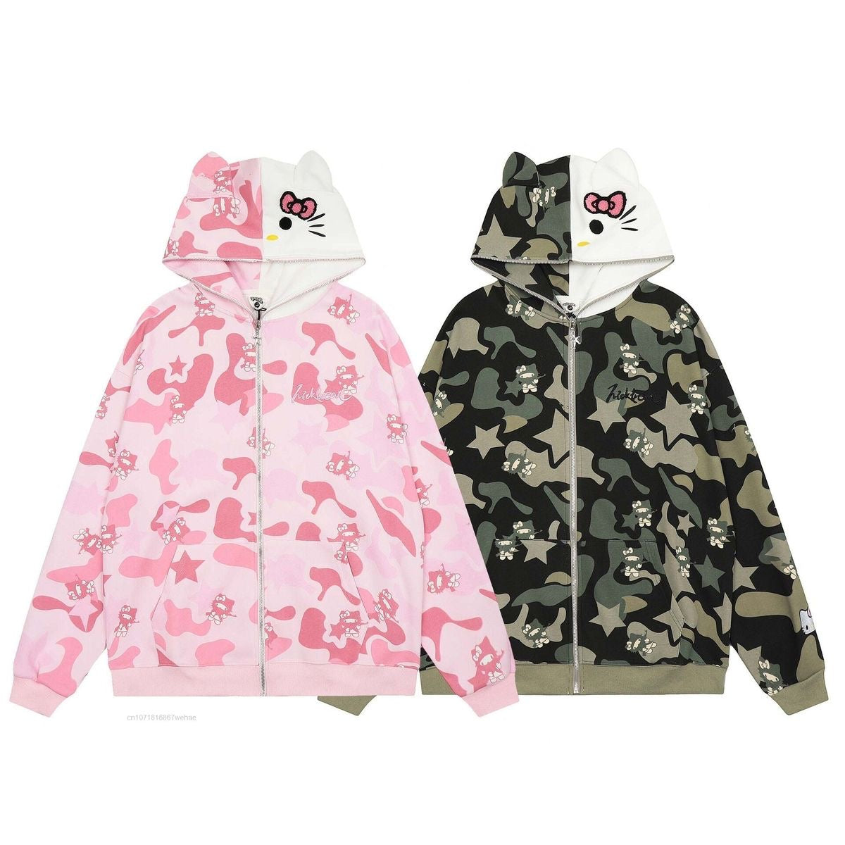Hello kitty camo jacket