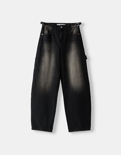 jeans clips black