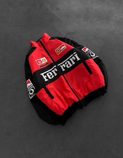 red ferrari jacket