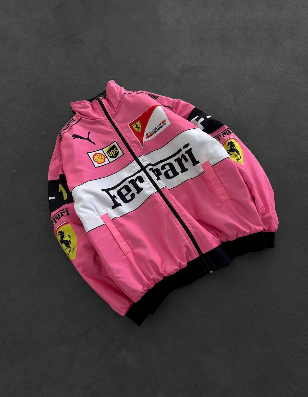 pink ferrari jacket