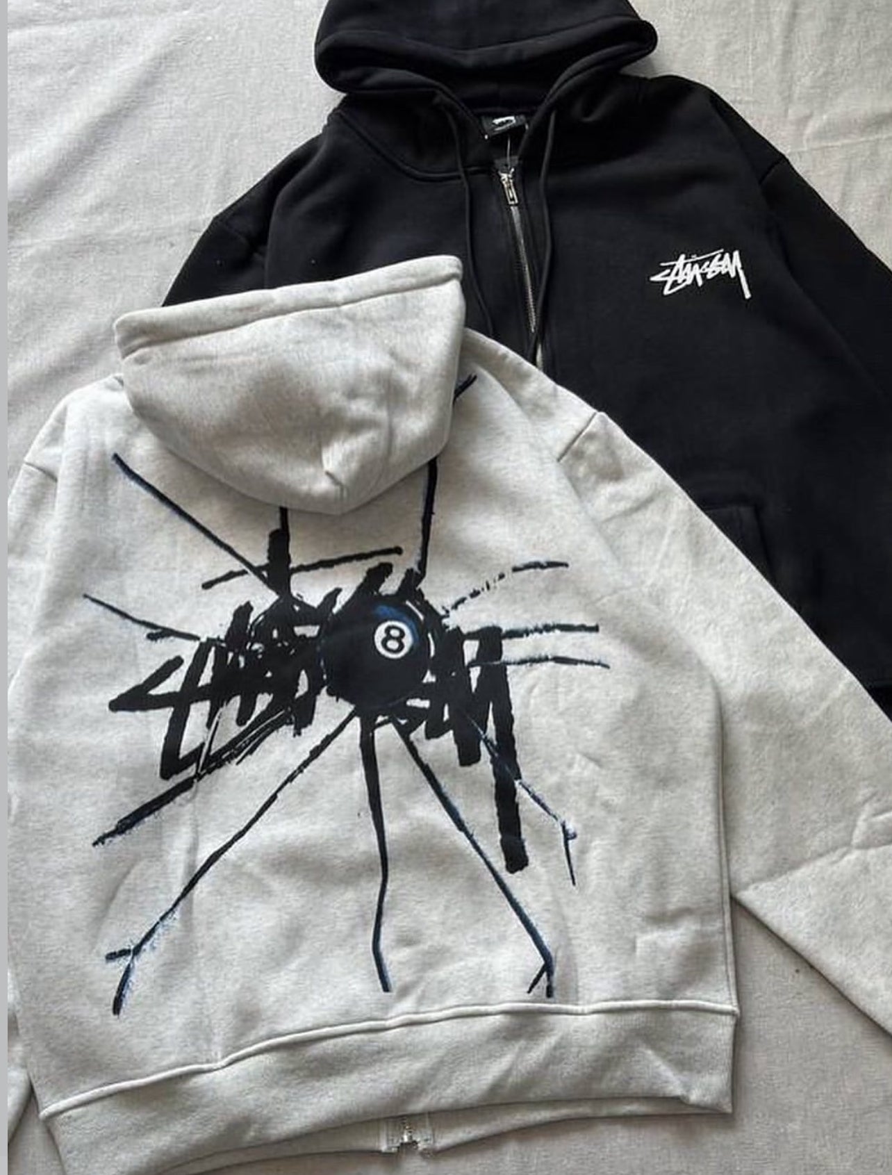 st*ssy zip up