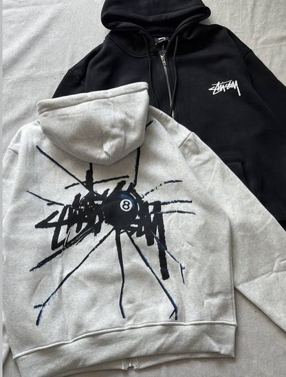 st*ssy zip up