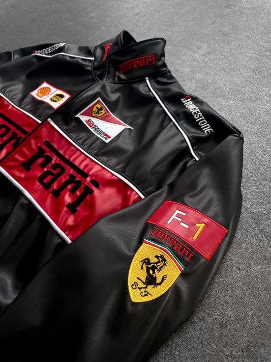 leather ferrari jacket