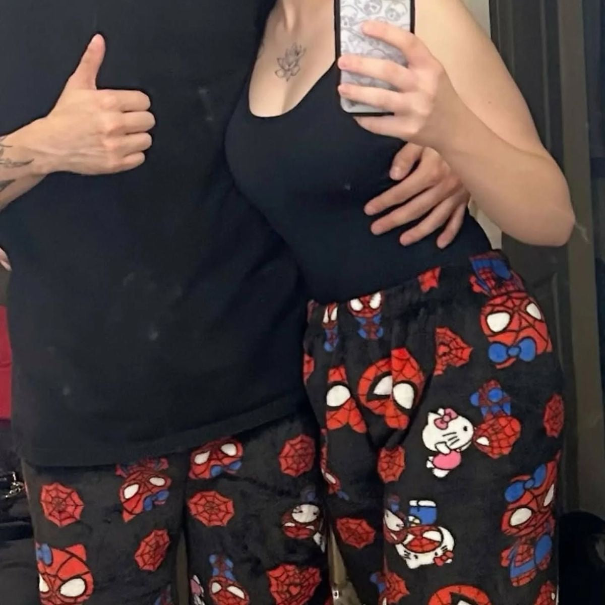 spiderman x hello kitty