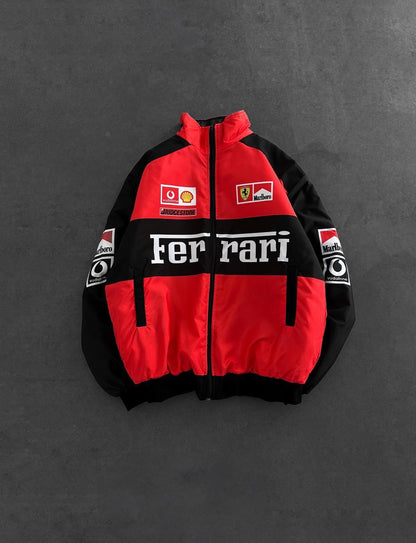 red ferrari jacket