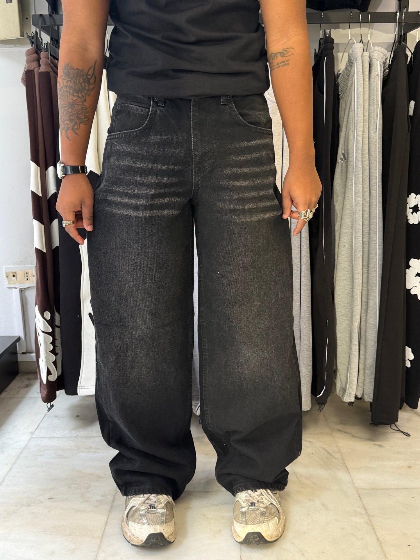 black jeans