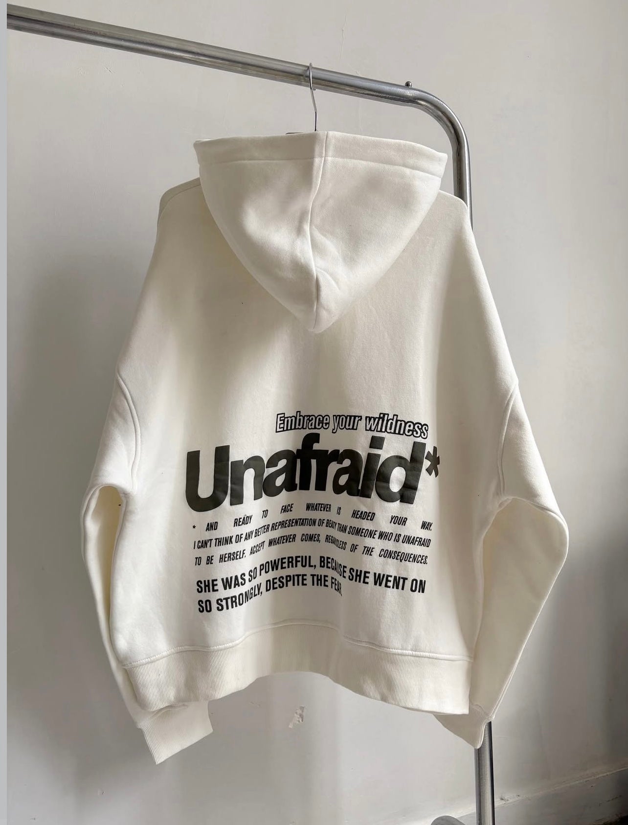 unafraid hoodies