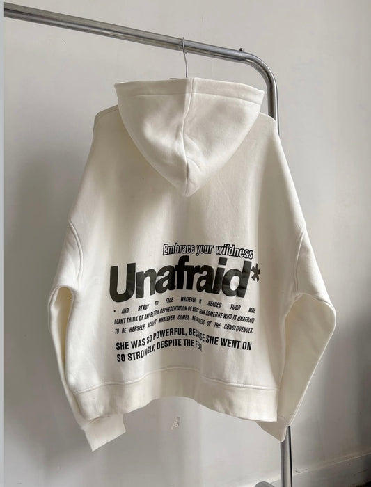unafraid hoodies