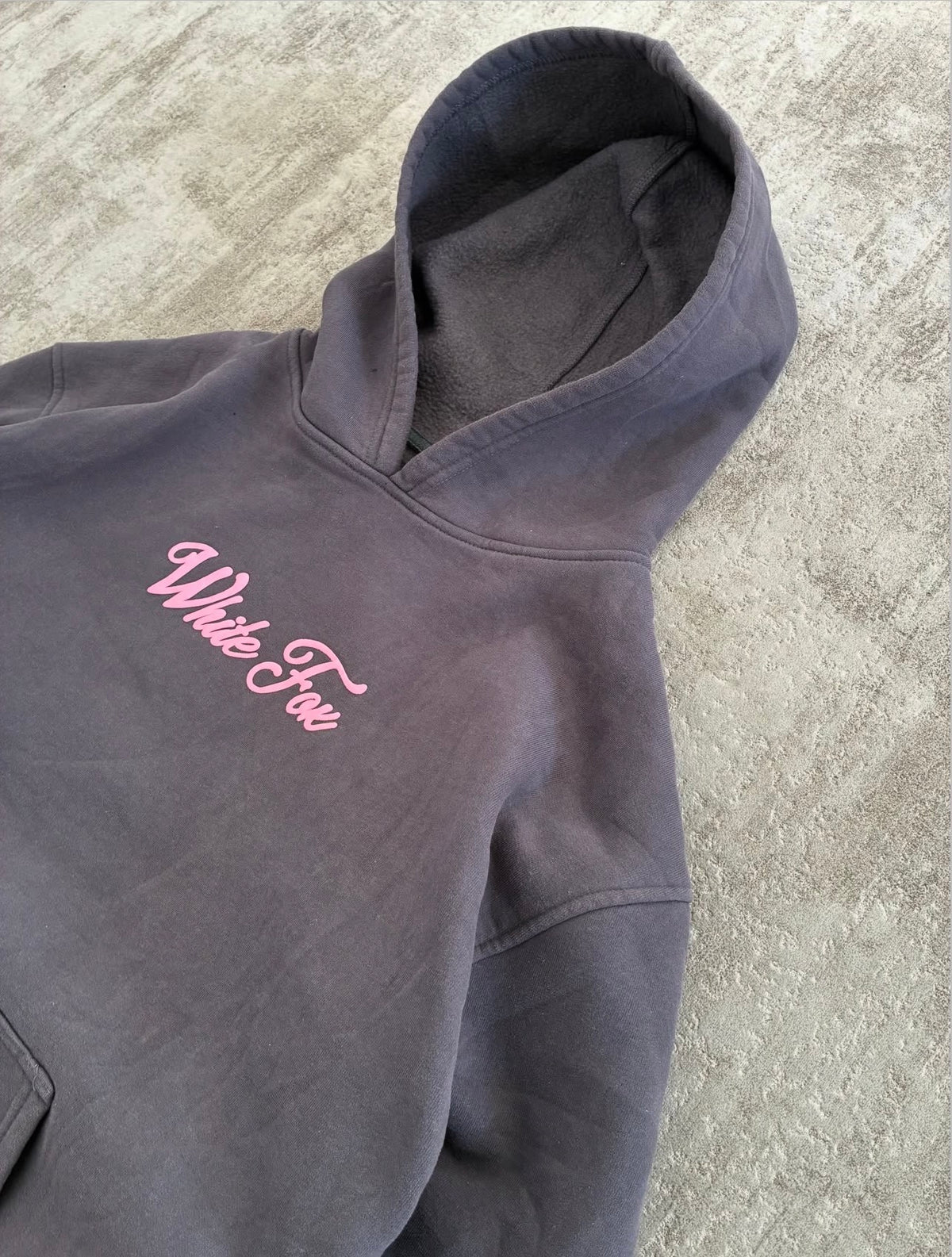 white fox hoodie