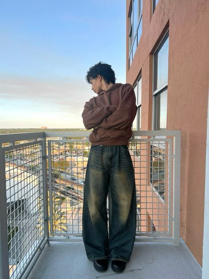 washed jeans