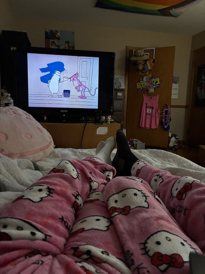 hello kitty PJ fluffy