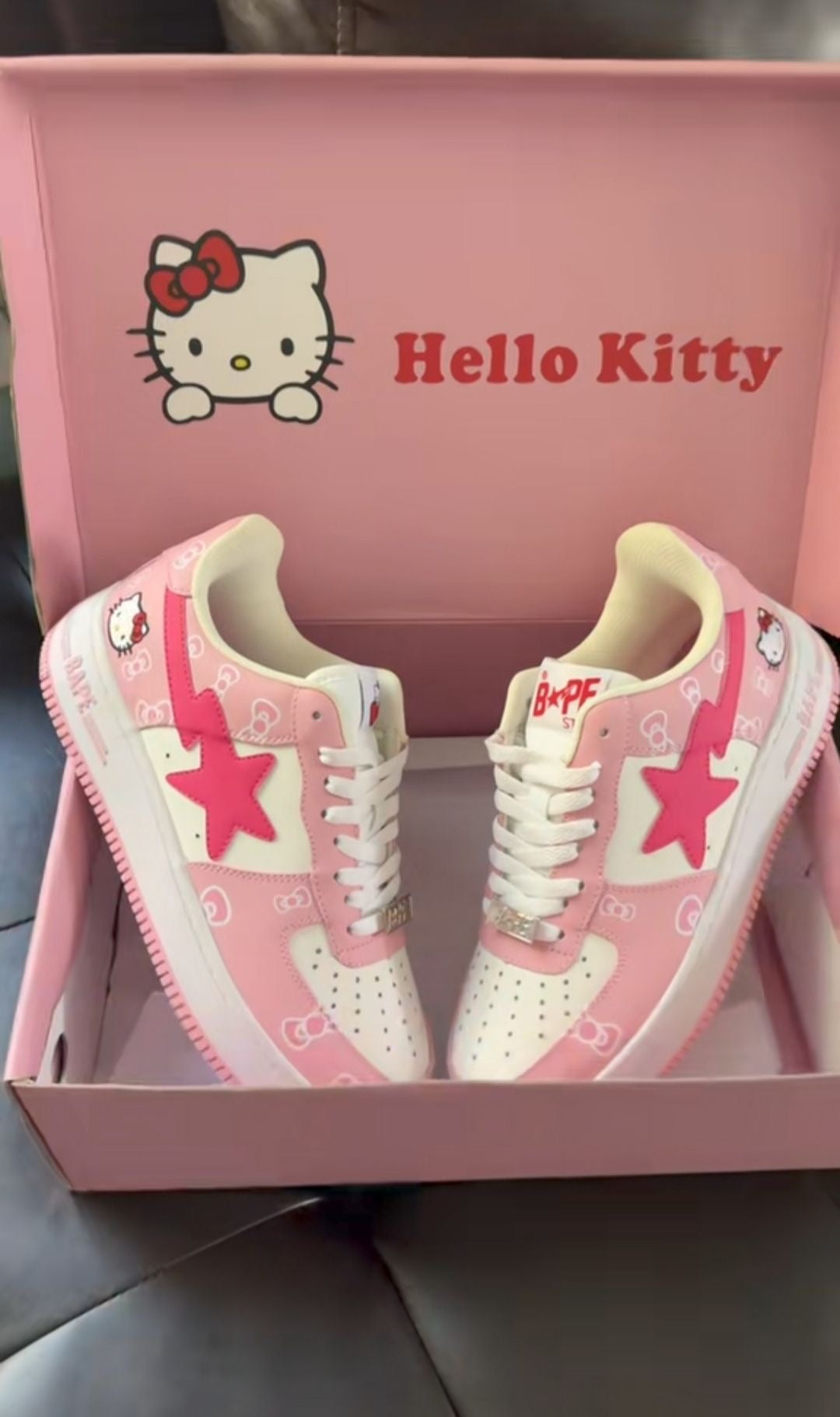 hello kitty shoes bape