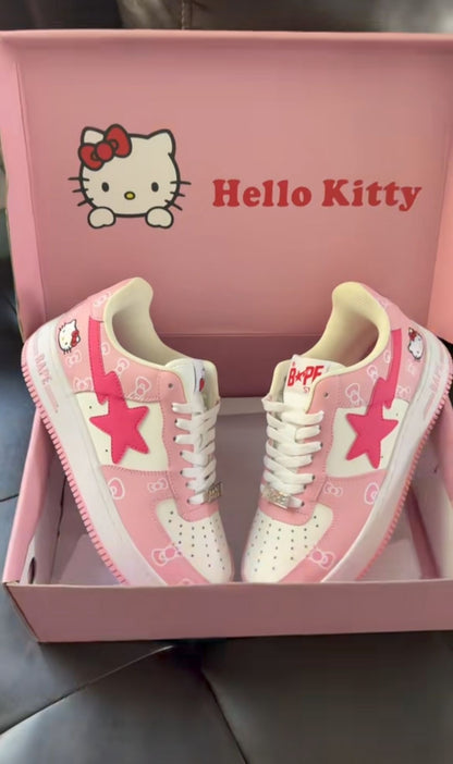 hello kitty shoes bape