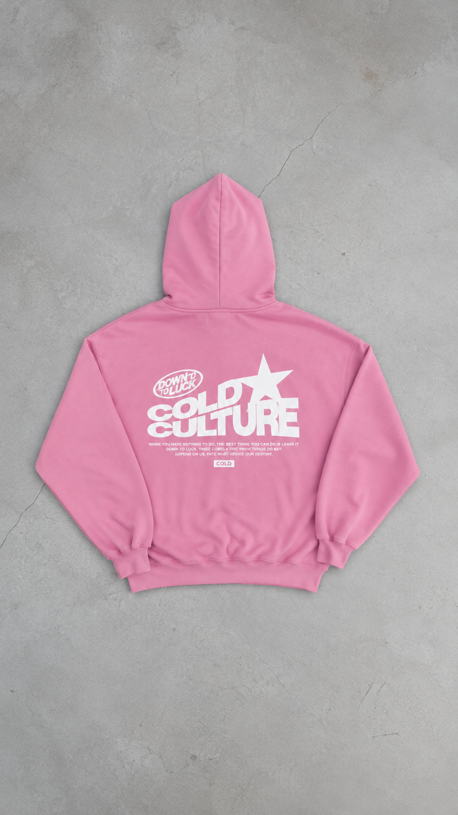 cold culture down to luck hoodie