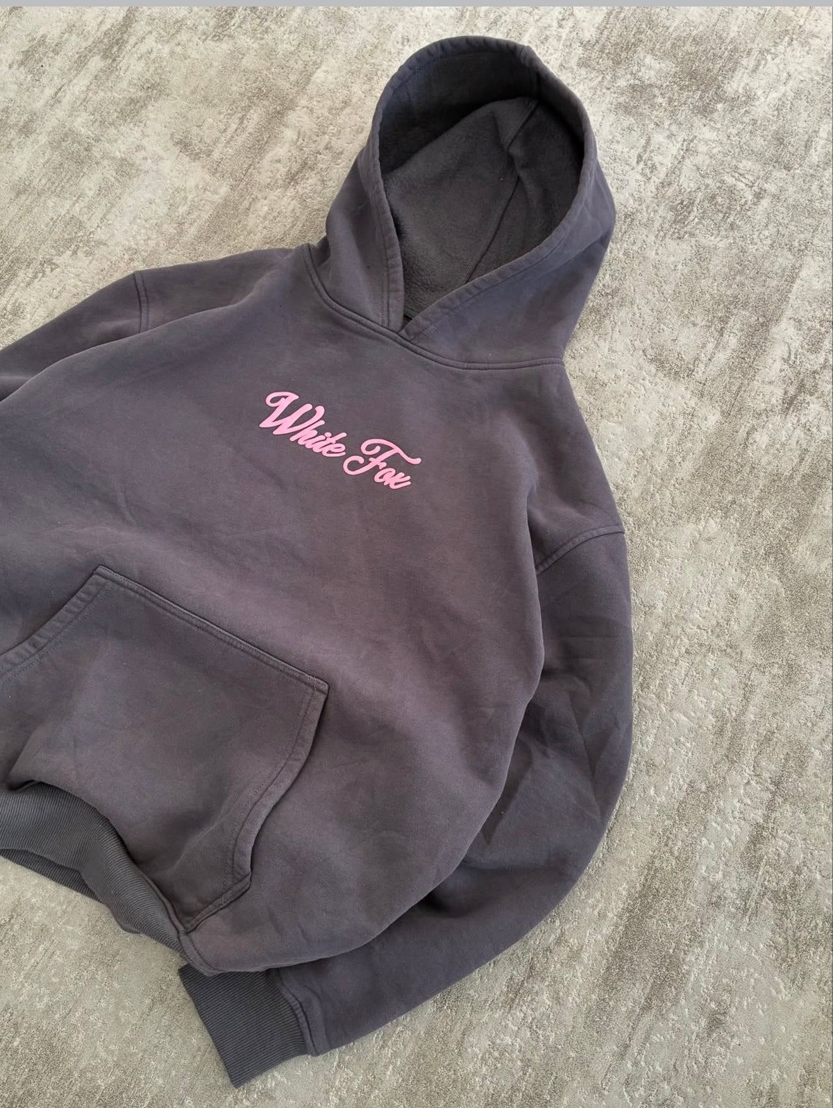 white fox hoodie