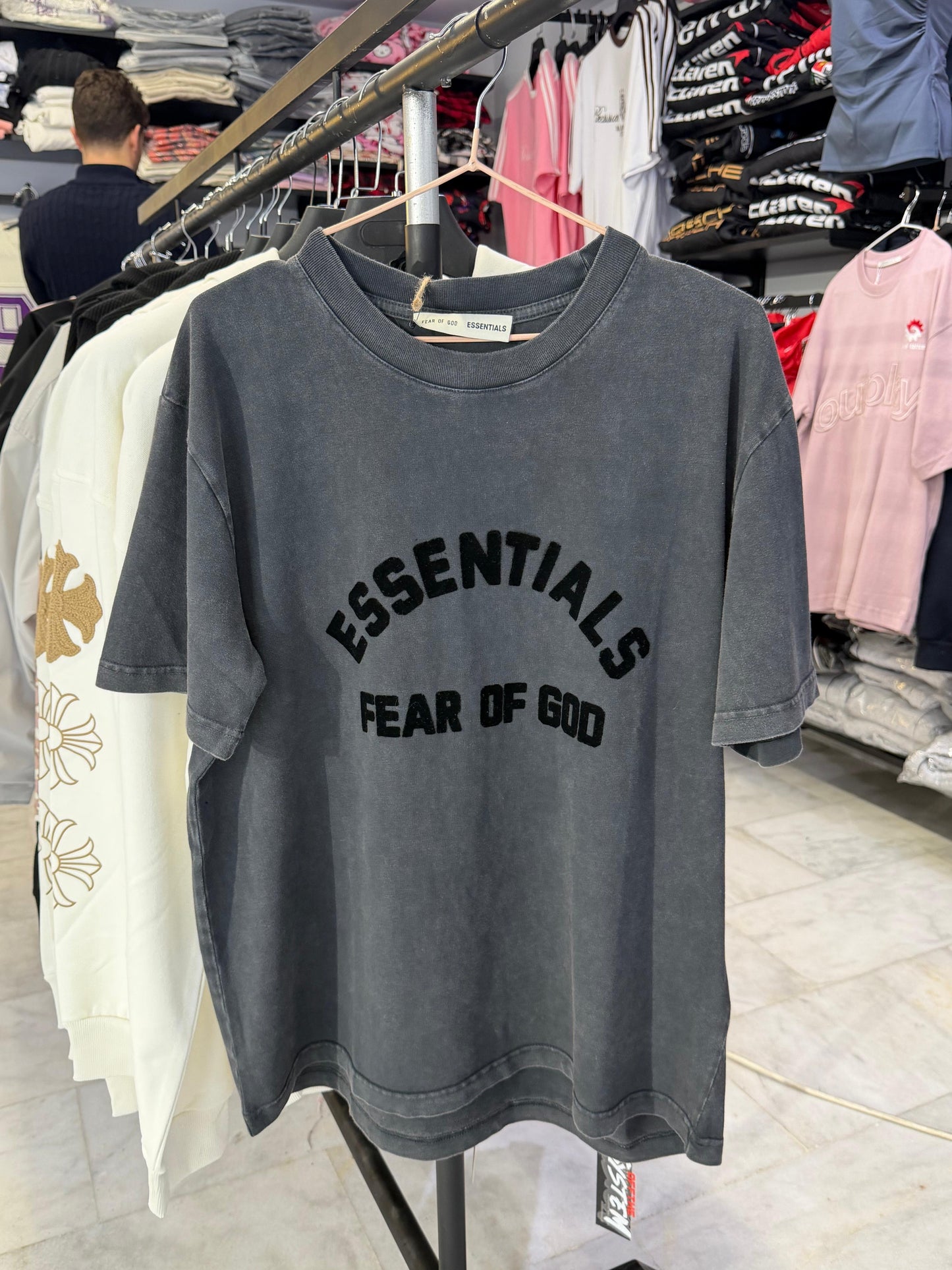 essentials washed tshirt