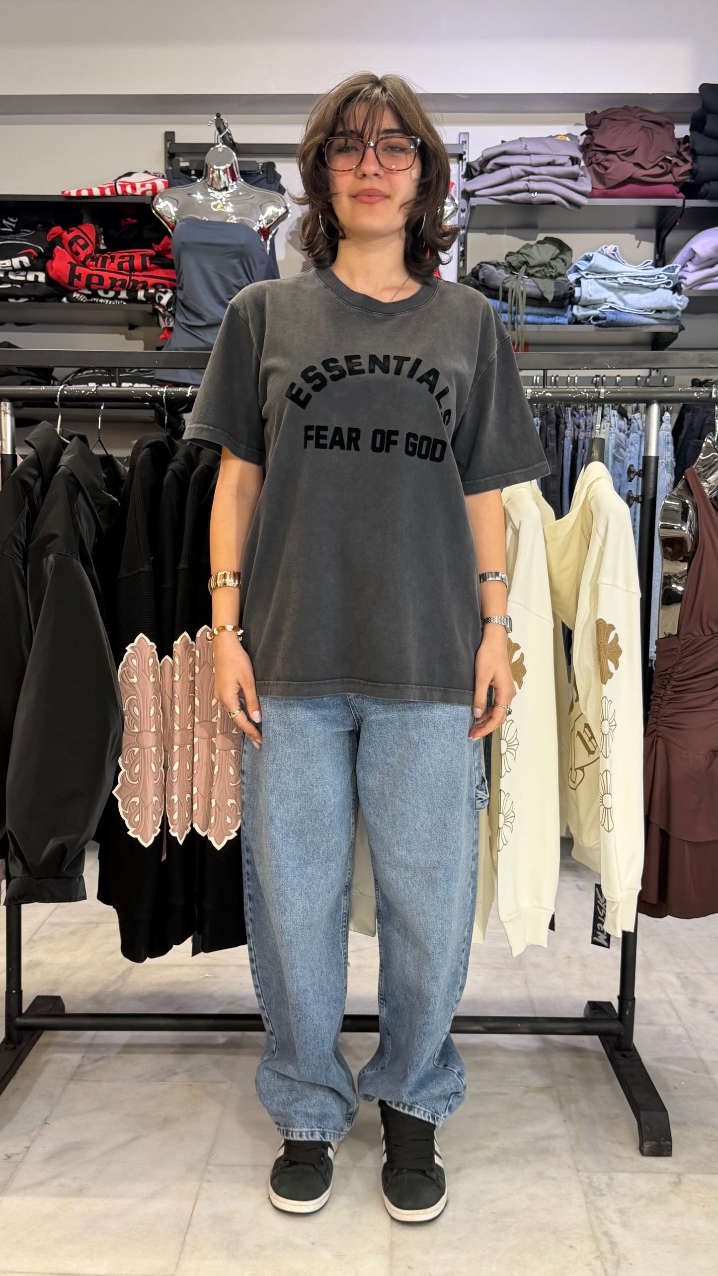 essentials washed tshirt