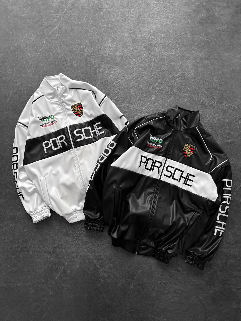 leather porshe jacket