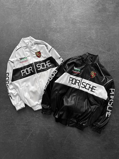 leather porshe jacket