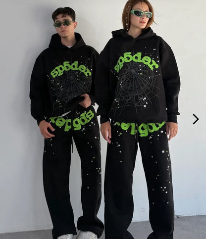 Sp5der set black