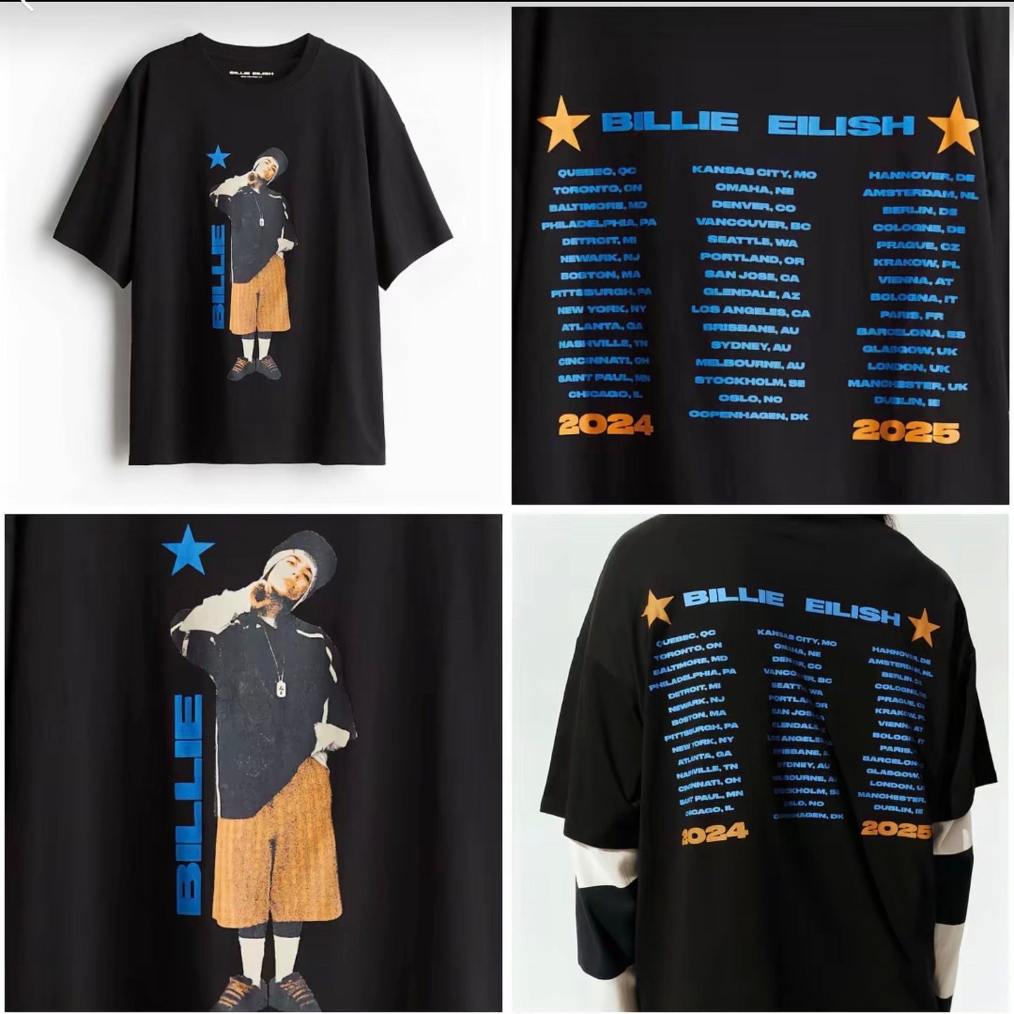 billie eilish tshirts