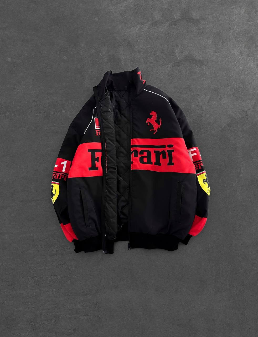 black ferrari jacket