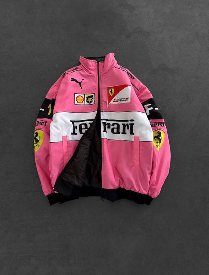 pink ferrari jacket