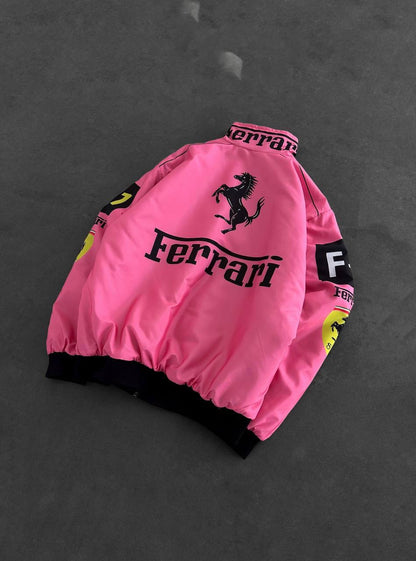 pink ferrari jacket