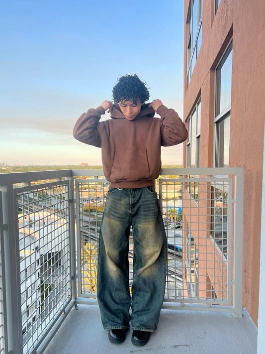 washed jeans