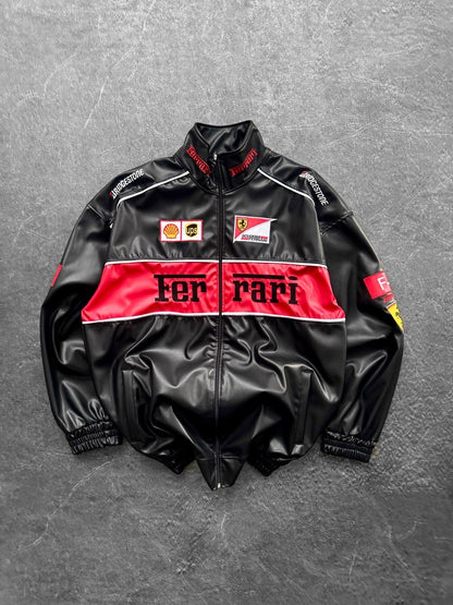 leather ferrari jacket