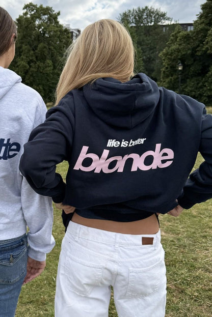 life is better blonde/ brunette