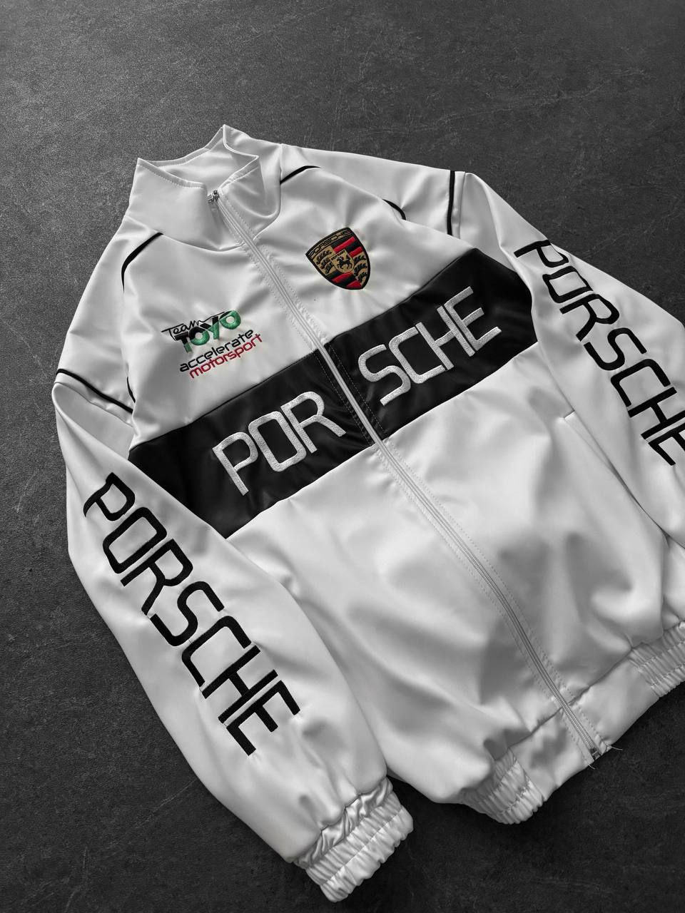 leather porshe jacket