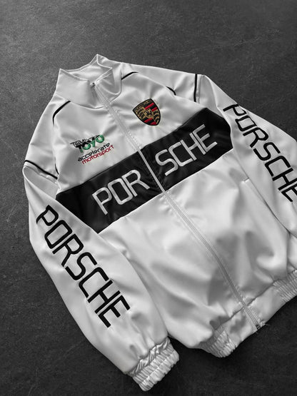 leather porshe jacket