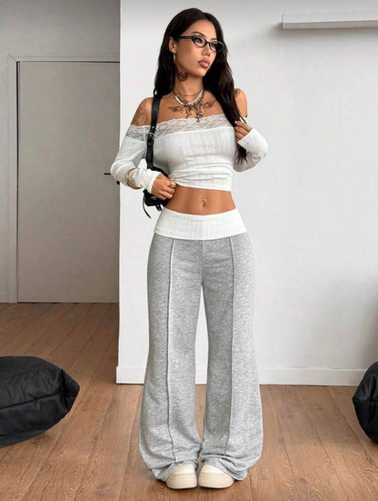 grey pants