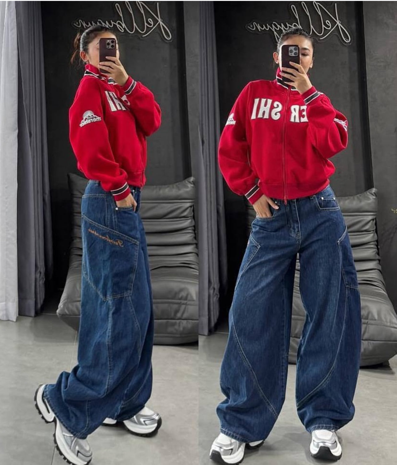 cargo baggy jeans