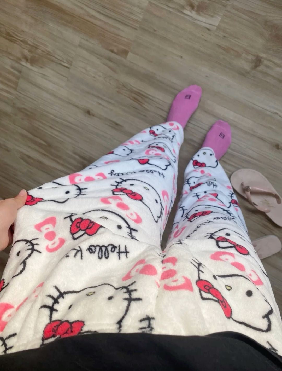 hello kitty PJ fluffy