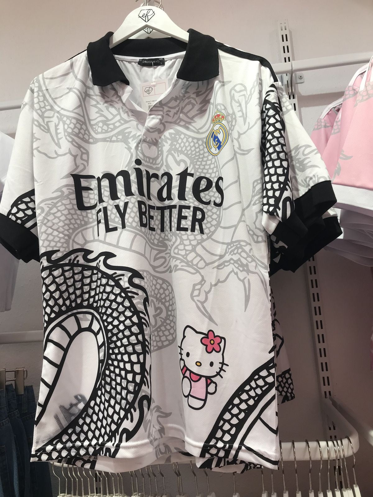 real madrid x hello kitty  jersey