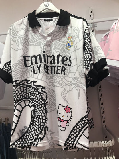 real madrid x hello kitty  jersey